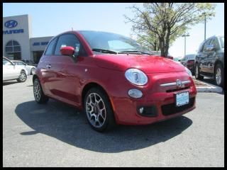 2012 fiat 500 2dr hb sport cd player air conditioning alloy wheels