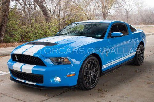 2012 ford mustang shelby gt500 1 owner navigation recaro seats bluetooth