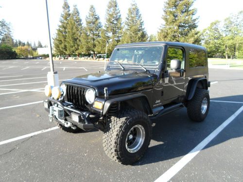 2006 jeep wrangler unlimited sport utility 2-door 4.0l lifted &amp;built by mechanic