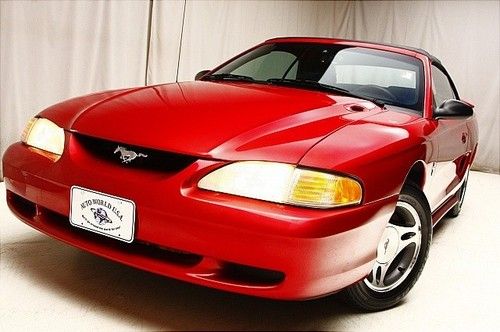 We finance!! 1998 ford mustang rwd powerconvertible autotransmission cdplayer