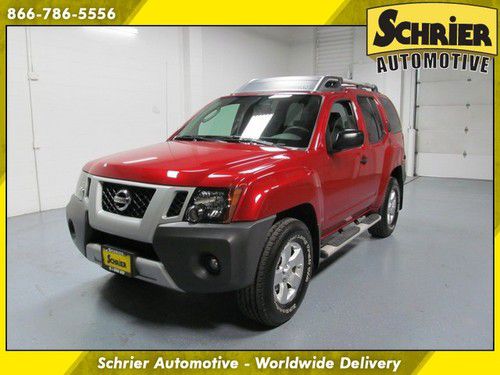 2010 nissan xterra 4x4 off road red roof rack running boards 1 owner