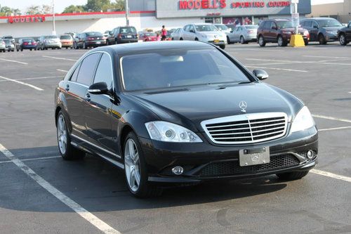 2007 mercedes-benz s550 base sedan 4-door 5.5l black on black amg package