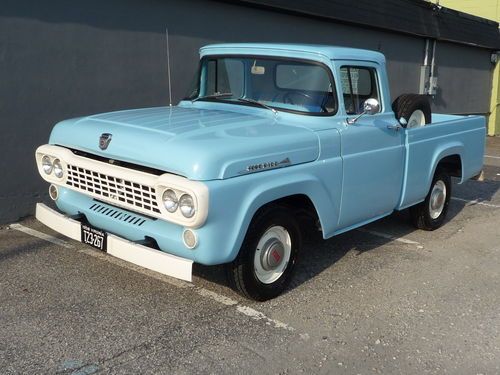 1958 f100 short box nice!!!!