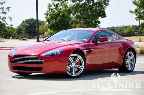 Vantage sport! red! factory warranty! one owner! carfax certified! clean!