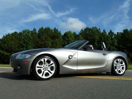 2005 bmw z4 3.0i sport package luxury package 6 speed manual one owner we export