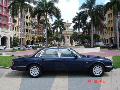 1998 jaguar xj8 sedan 41,140 low low miles saphire blue service up to date mint!