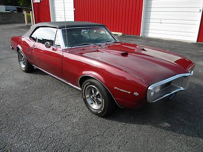 1967 firebird convertible, 350ci/320hp, 100 pics, four speed, ps,pb, 1968, 1969