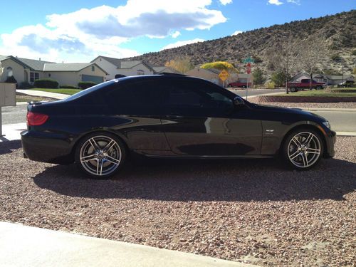 2011 bmw 335is coupe 3.0l dct black on cream