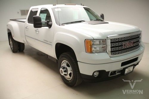 2014 drw crew 4x4 navigation sunroof leather heated duramax diesel