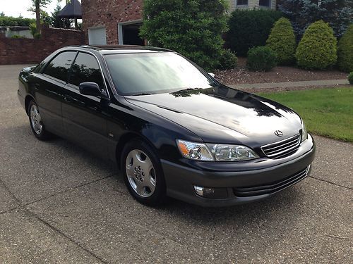 2001 lexus es300 coach edition black on black