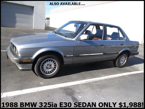 +Exceptional 1987 BMW 325is E30! All Original Rust-Free Classic California Car!+, image 23