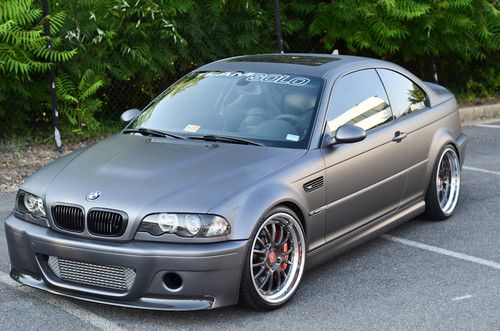 Supercharged e46 m3 show car, magazine cover car, one of a kind