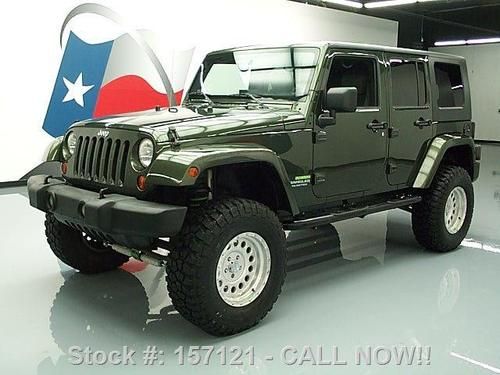 2007 jeep wrangler unltd x moab hard top lifted 6-spd! texas direct auto