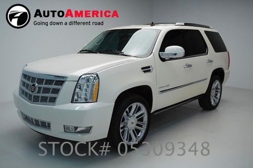 6k low miles escalade platinum leather white entertainment loaded autoamerica