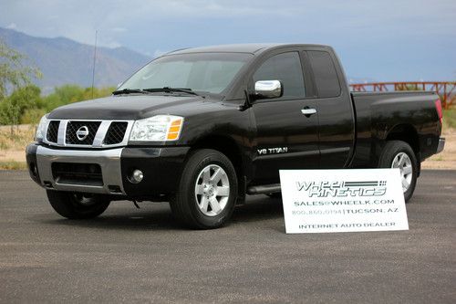 2005 nissan titan le 4x4 4wd leather loaded 4 door 5.6l v8 leather see video