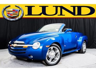 Pacific blue metallic rare 3ss ebony leather chrome package 18499 miles 6.0l