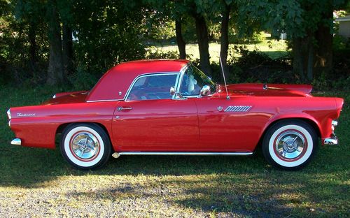 1955 ford thunderbird rust free nicely optioned with hardtop mild custom hotrod