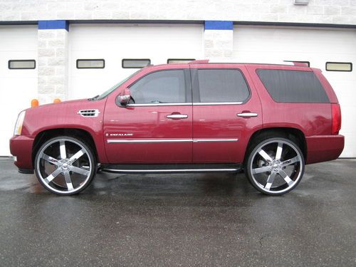 2007 cadillac escalade new 28" canielli wheels financing available! immaculate!!