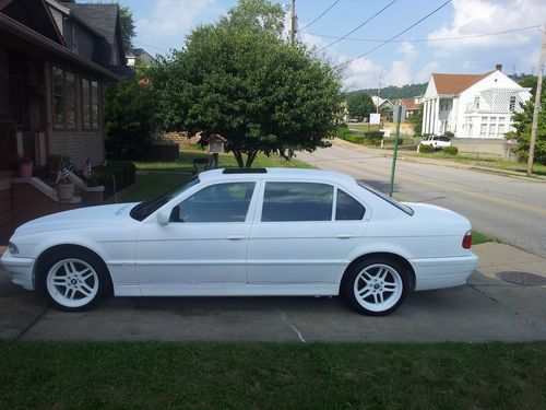 1997 bmw 740il base sedan 4-door 4.4l *snow white*