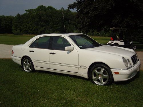 Mercedes benz e430 sport alpine white great shape