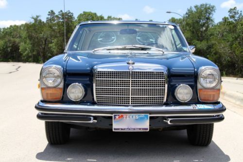 1971 mercedes-benz 250c coupe - garaged - owned by 4-star general james h. polk