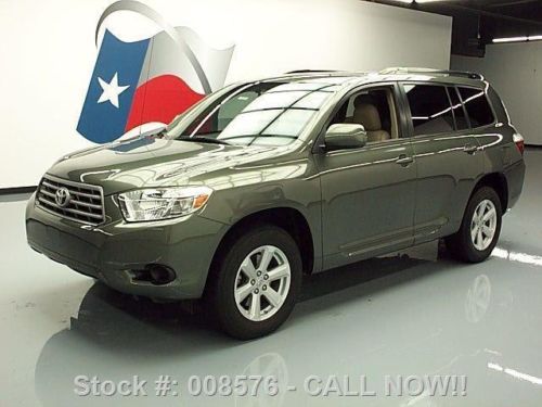 2008 toyota highlander v6 leather alloy wheels only 67k texas direct auto