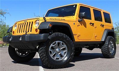 No reserve 2013 jeep wrangler unlimited lifted 4x4 1 az owner only 9k miles wow!