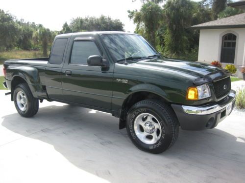 Beautiful 2001 ford ranger extra cab  4x4 off road package flairside 4.0 liter.