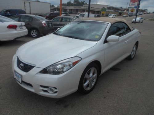 Camry solara! clean! low miles! convertible! leather loaded! good tires! save $$