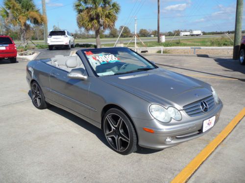 Leather convertible 3.2 v6 clk cd changer wood trim power everything like new