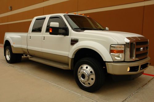 08 ford f450 king ranch 4x4 off-road crew cab diesel 4wd navigation moon roof