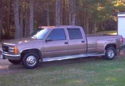 1997 gmc crew-cab dually. loaded with options. clean, rust-free reliable truck.