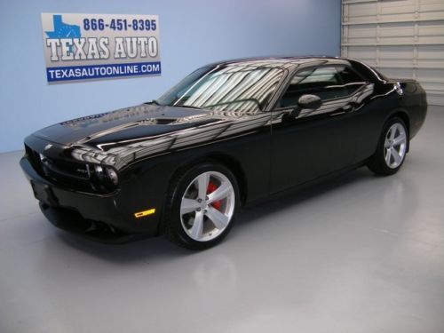 We finance!!!  2010 dodge challenger srt-8 hemi 6 speed roof nav 23k texas auto