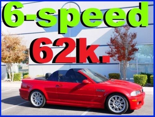 2001 bmw ///m3 convertible only 62k. actual 6-speed manual heated sts make offer