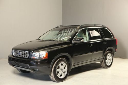 2007 volvo xc90 3.2 sunroof leather alloys spoiler black on tan 1-owner clean !
