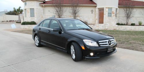 2010 mercedes benz c300 sedan immaculate/new tires/black beauty--priced to sell!