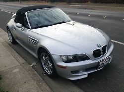 2000 bmw m roadster, silver, low miles, power top, power everything, spoiler