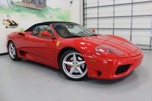 2001 ferrari 360 spider, 27k miles, f1, serviced, comes with everything!!