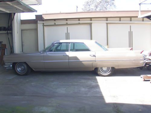 1964 cadillac sedan deville, black plate, california car, garaged, no reserve