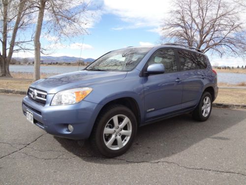 2008 toyota rav4 limited 4wd sunroof, heated leather seats, 1 family owned