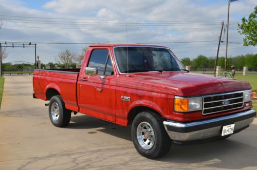 1990 ford f-150 custom standard cab pickup 2-door 4.9l excellent condition
