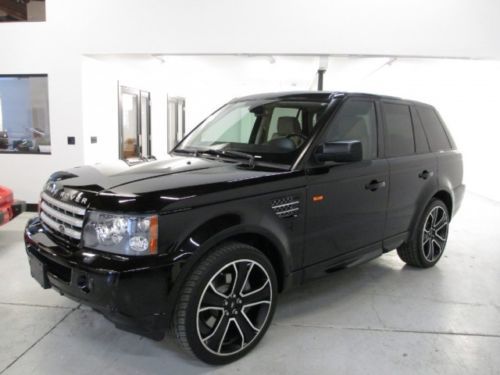 2008 land rover sport supercharged one owner black
