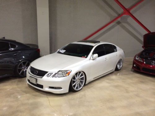 2006 lexus gs300 base sedan 4-door 3.0l accuair and vossen