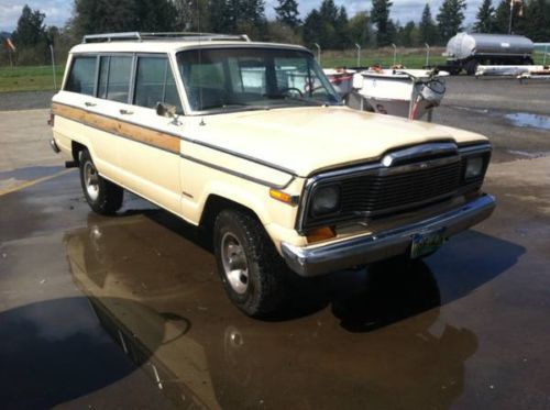 1979 jeep wagoneer was my wifes daily driver take you anywhere 4x4 no reserve!!!
