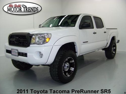 2011 toyota tacoma sr5 dbl cab lifted xd wheels baja tires rearcam bedliner 17k