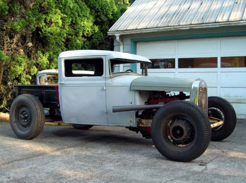 1931 ford model a hot rod project running model a 4 cyl cragar dual carb intake