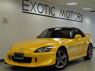 2008 honda s2000 cr conv&#039;t!! 6-speed removable-hardtop push-start wing 1-owner