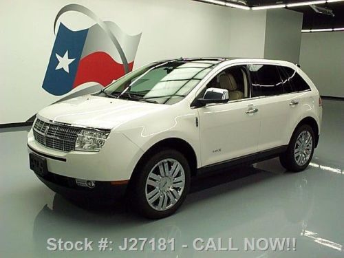 2010 lincoln mkx ultimate pano sunroof nav 20&#039;s 61k mi texas direct auto