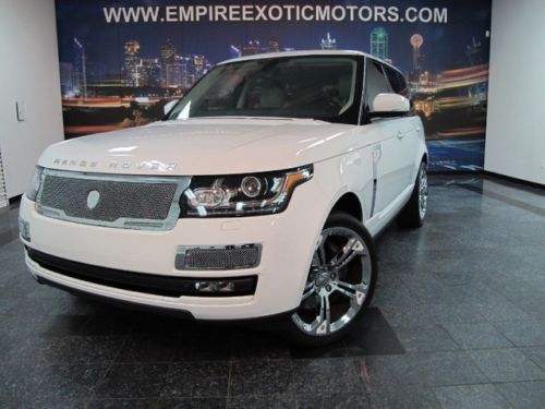 2013 range rover hse strut pkg fully loaded white! heated and cool massage seats