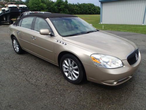 2006 buick lucerne cxs, salvage, runs and drives, damaged, leather